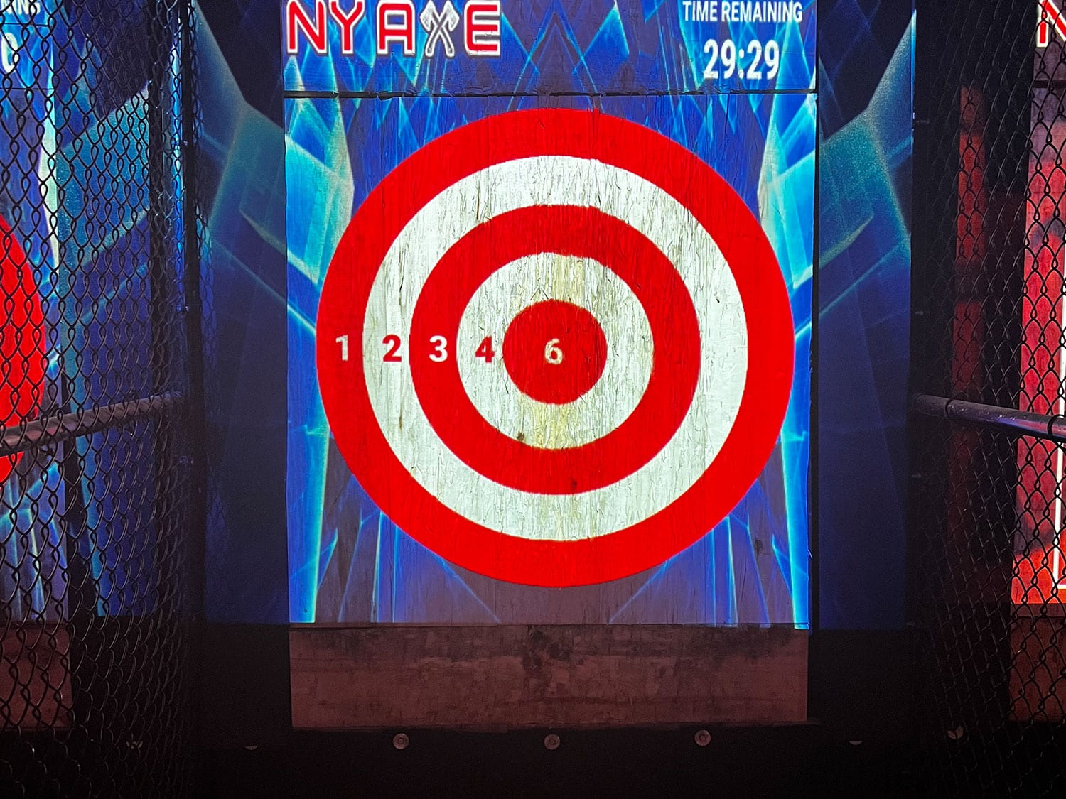 Digital Axe Throwing Target